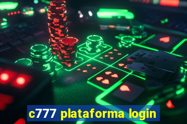 c777 plataforma login