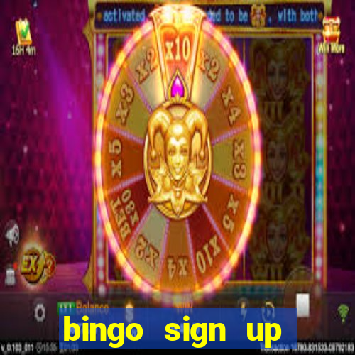 bingo sign up offers no wagering