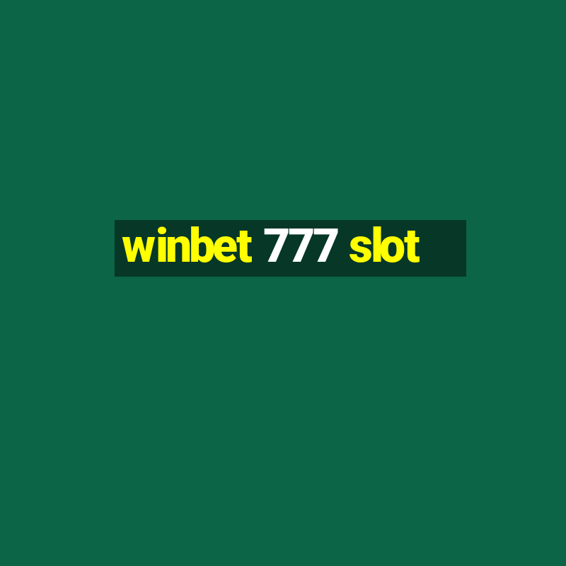 winbet 777 slot