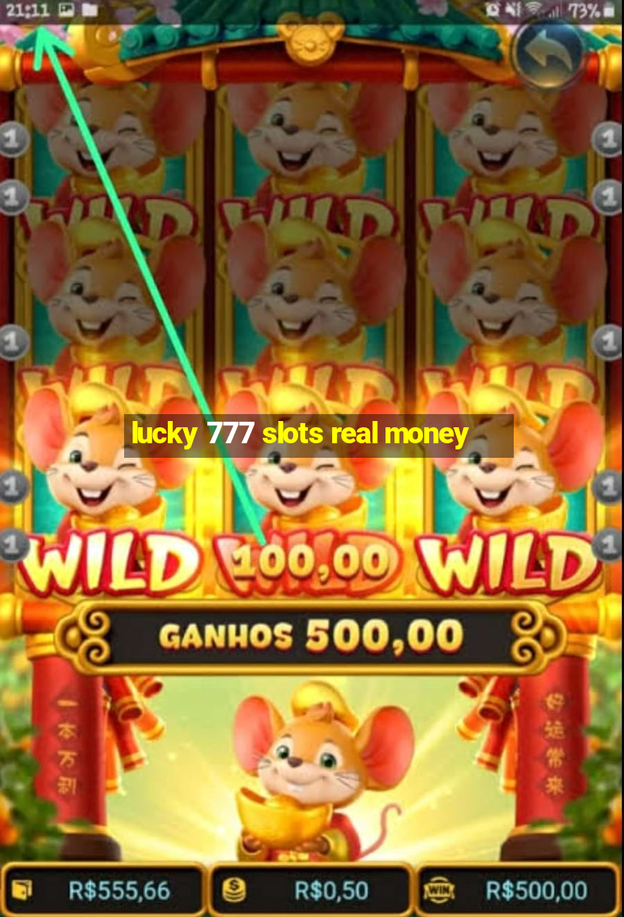 lucky 777 slots real money