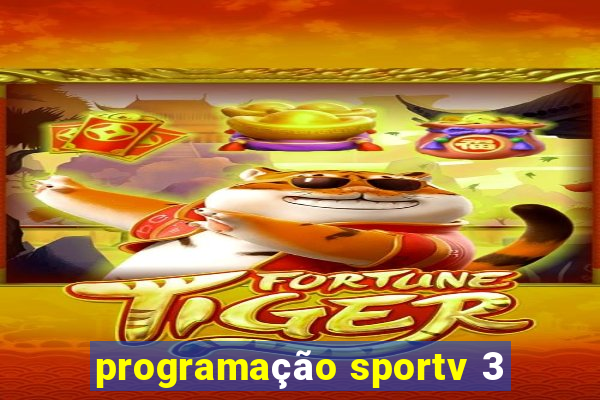 programação sportv 3