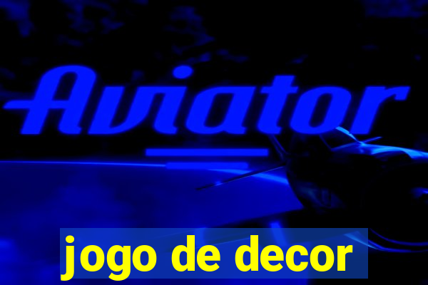 jogo de decor