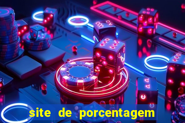 site de porcentagem de slot