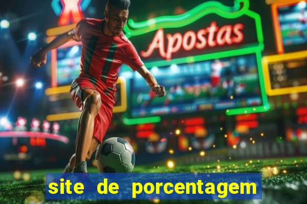 site de porcentagem de slot