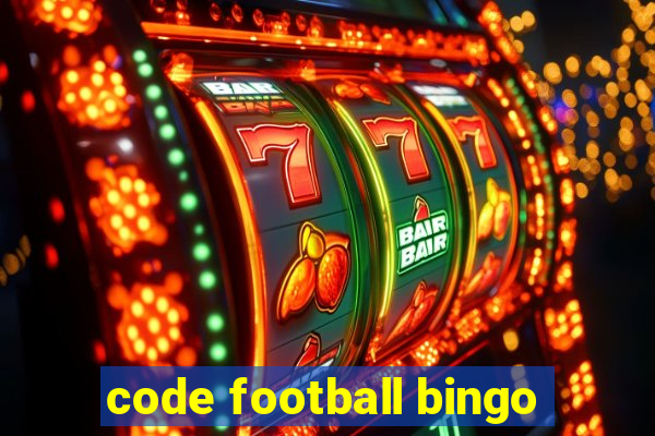 code football bingo