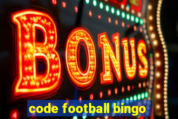 code football bingo