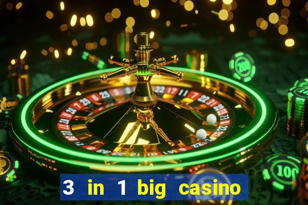 3 in 1 big casino game set