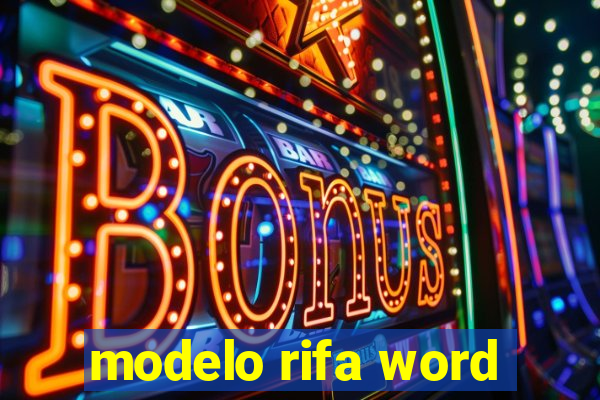 modelo rifa word