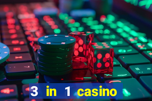 3 in 1 casino game set