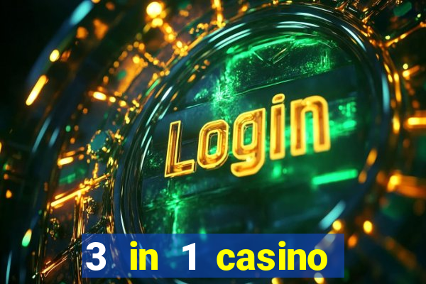 3 in 1 casino game set