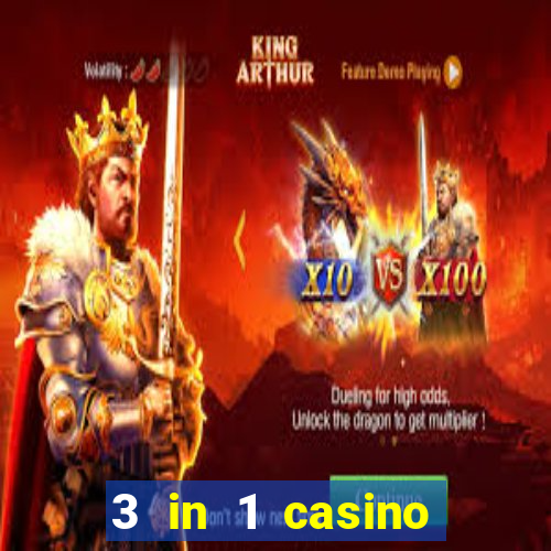 3 in 1 casino game set