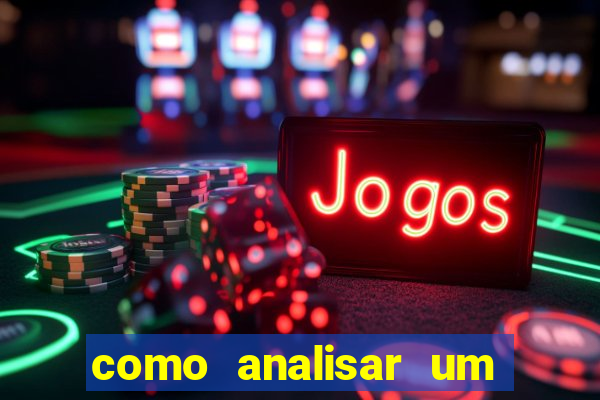 como analisar um jogo de futebol