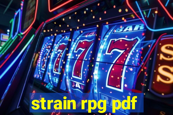 strain rpg pdf