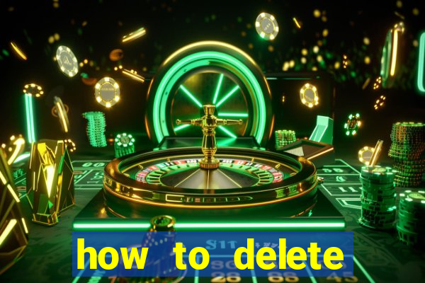 how to delete account in bingo plus