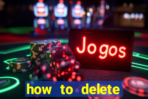 how to delete account in bingo plus