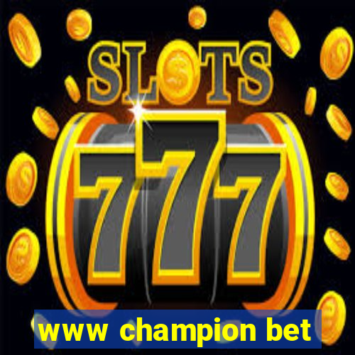 www champion bet