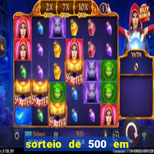 sorteio de 500 em cash toda segunda feira novibet