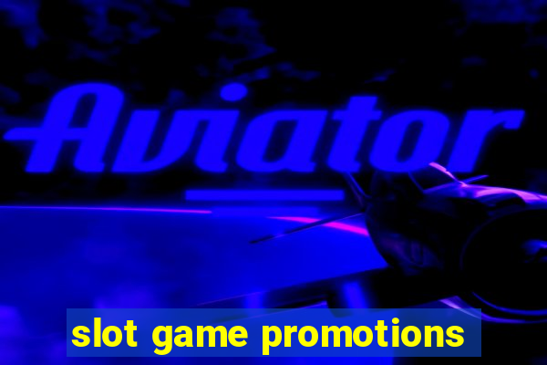 slot game promotions