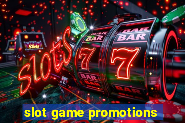 slot game promotions