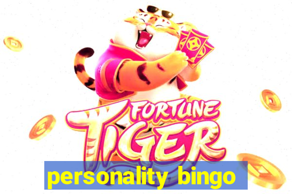 personality bingo