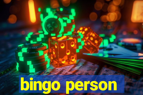 bingo person