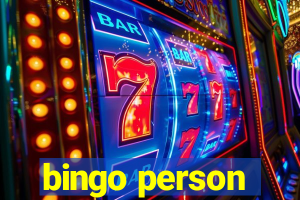 bingo person