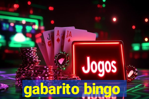 gabarito bingo