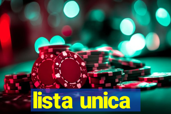 lista unica