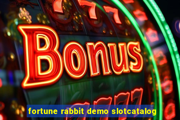 fortune rabbit demo slotcatalog