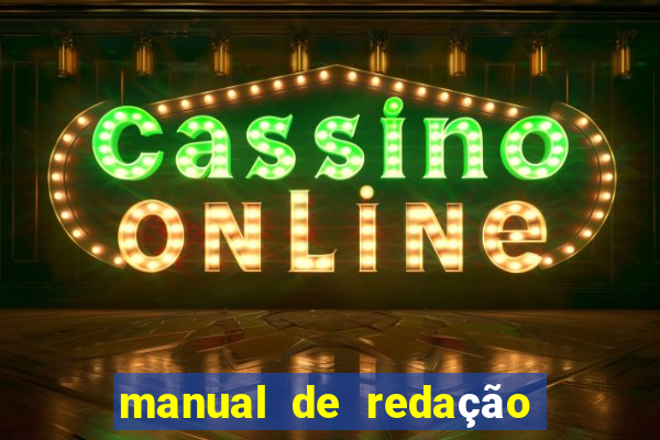 manual de redação da folha de são paulo pdf