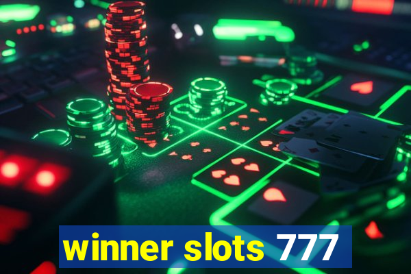 winner slots 777