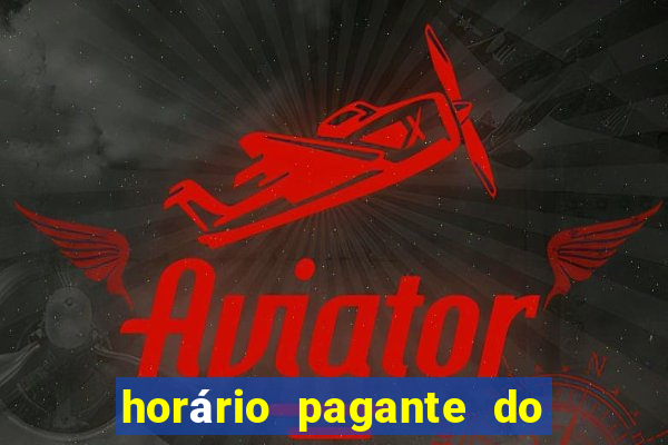 horário pagante do fortune tiger