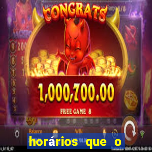 horários que o fortune rabbit paga