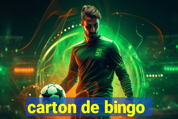 carton de bingo