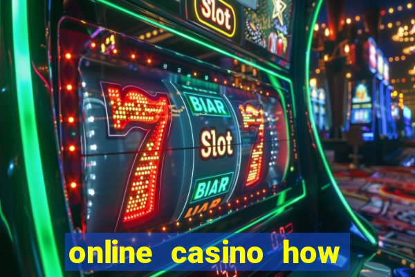 online casino how to win