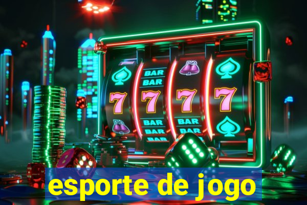 esporte de jogo