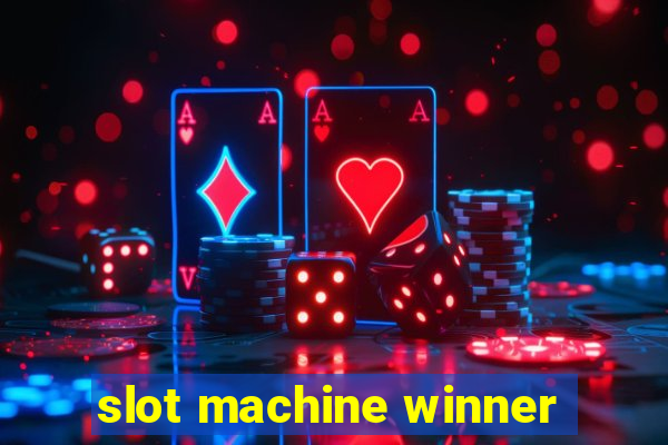 slot machine winner