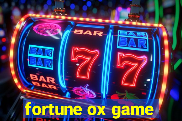 fortune ox game