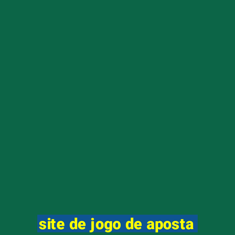 site de jogo de aposta