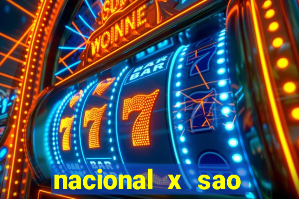 nacional x sao paulo palpites