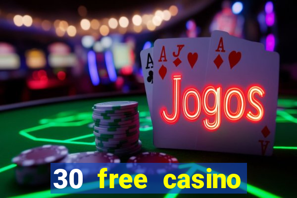 30 free casino bonus no deposit