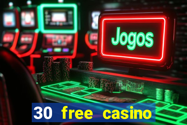 30 free casino bonus no deposit