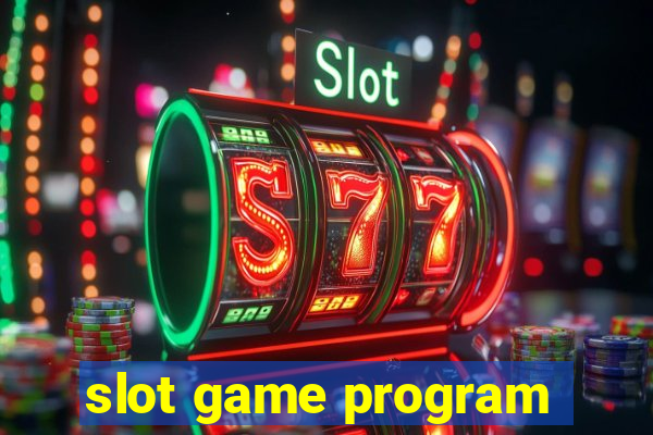 slot game program