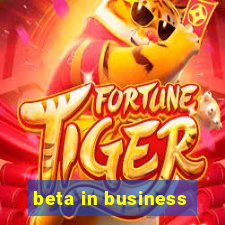 beta in business