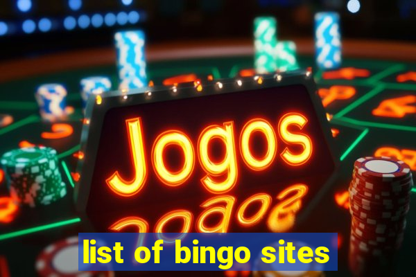 list of bingo sites