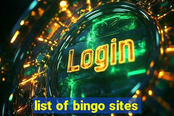 list of bingo sites