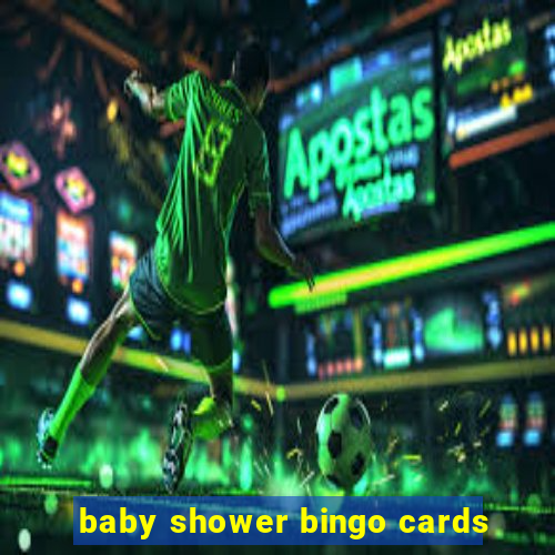 baby shower bingo cards