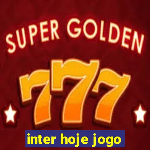 inter hoje jogo