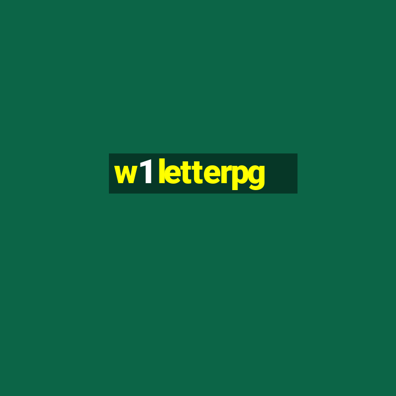 w1 letterpg