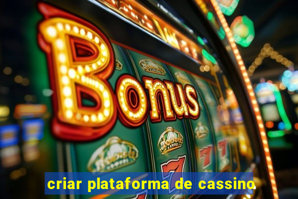 criar plataforma de cassino